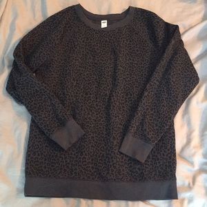 Old navy leopard print pull over